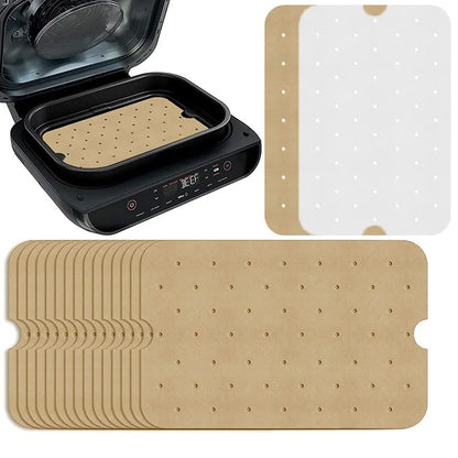 Dual Air Fryer Baking Parchment Paper 14x20.5cm