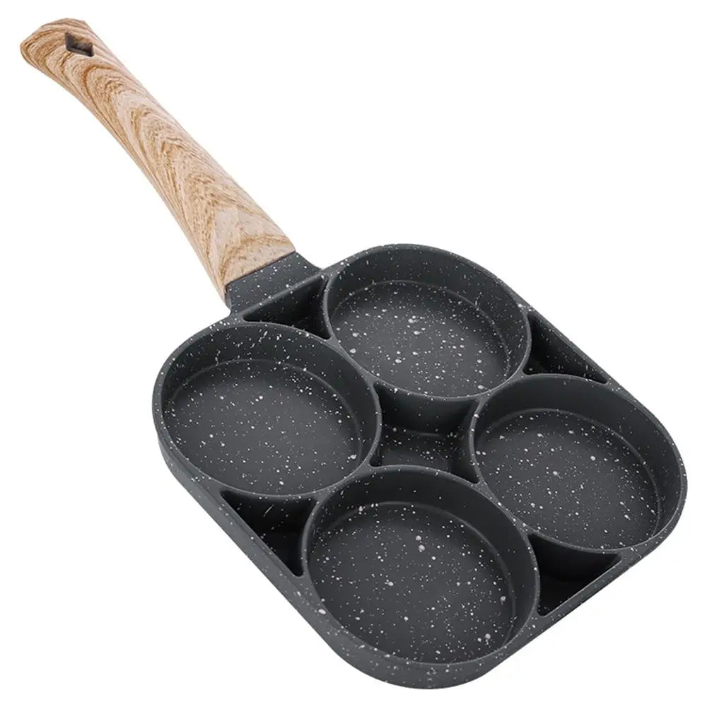 NNEOBA Nonstick Egg Omelette Pan for Induction Cooking (4-Hole)