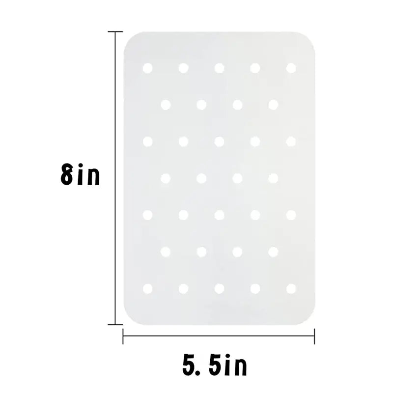 Dual Air Fryer Baking Parchment Paper 14x20.5cm