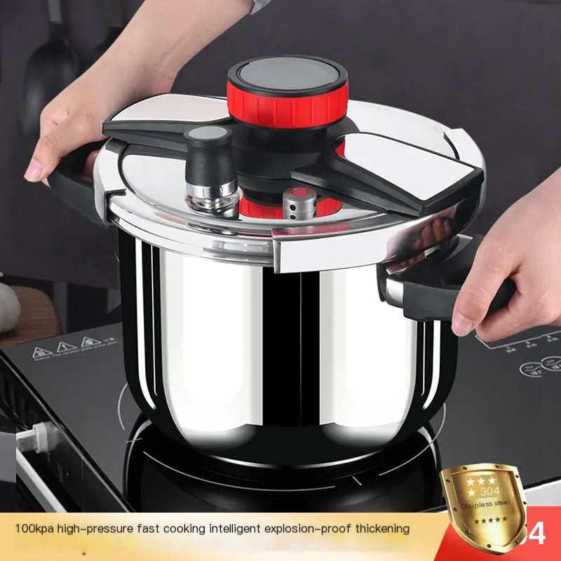 "304 Stainless Steel High-Pressure Cooker for Home Use"