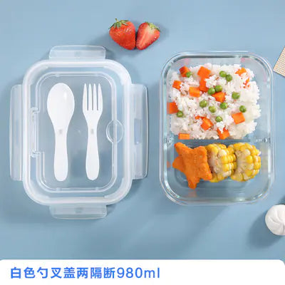 Large Glass Meal Prep Containers with Lids Set