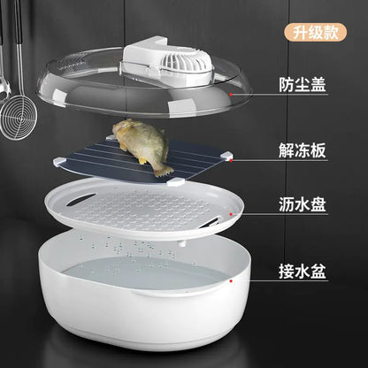 Rapid Defrosting Plate for Meat and Food (Home Use)