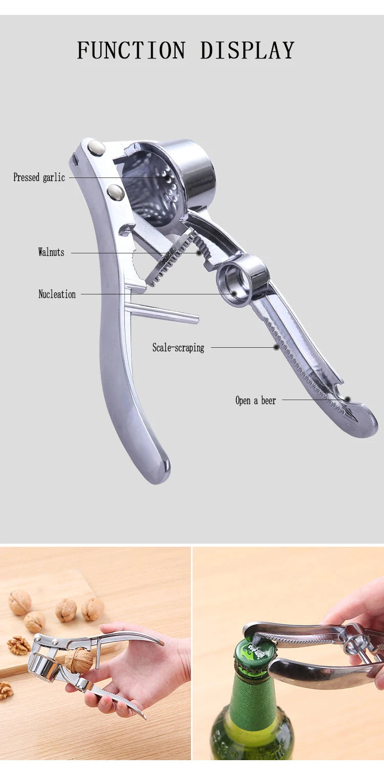 Stainless Steel Garlic Press