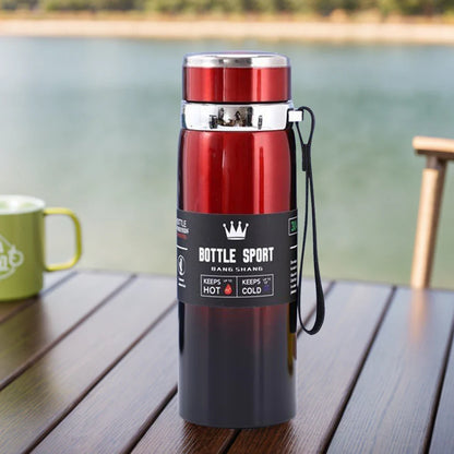NNEOBA 1L Thermal Water Bottle Red