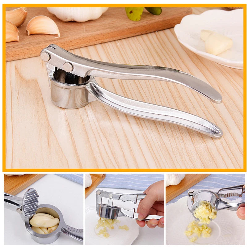 Stainless Steel Garlic Press
