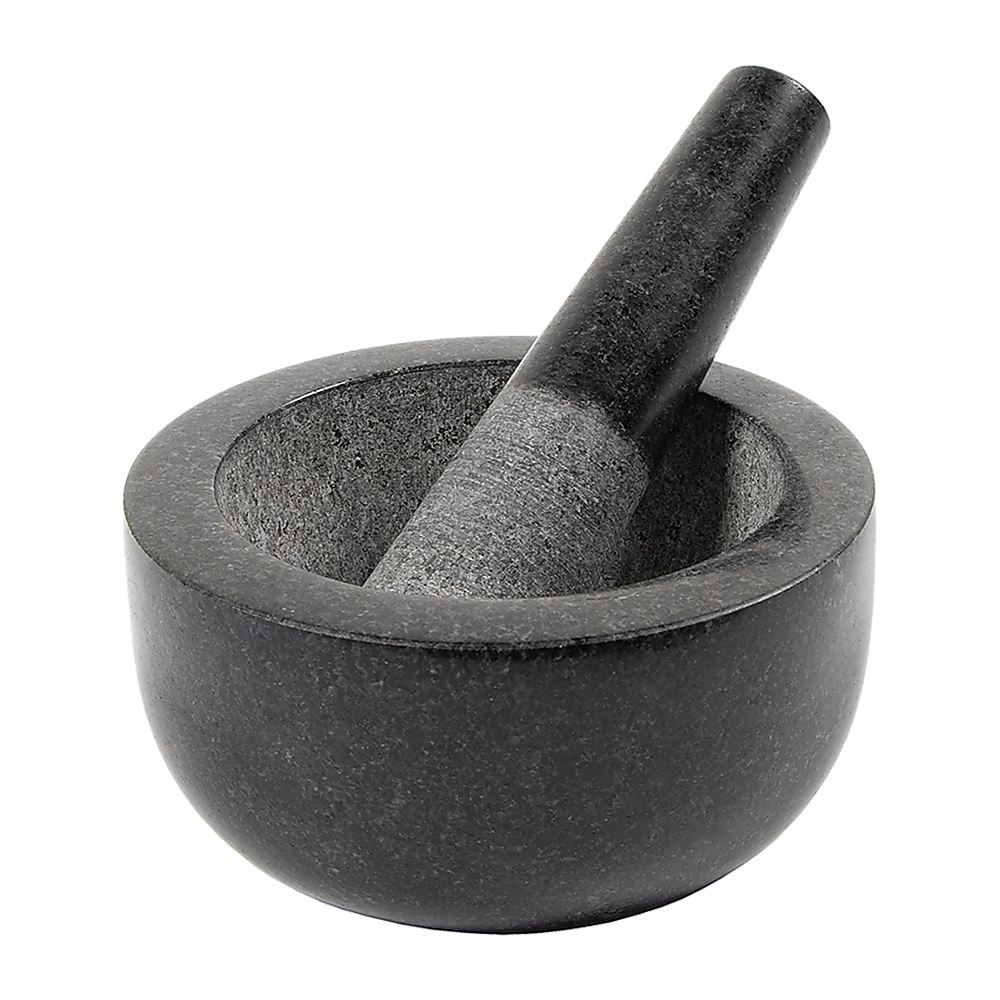 NNEDSZ Large Pestle and Mortar Set Durable Granite Stone Spice & Herb Crusher