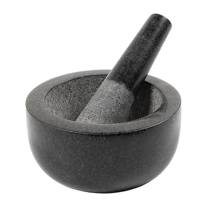 NNEDSZ Large Pestle and Mortar Set Durable Granite Stone Spice & Herb Crusher