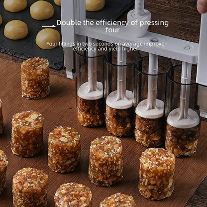 Mooncake Filling Dispenser and Dough Portioning Tool