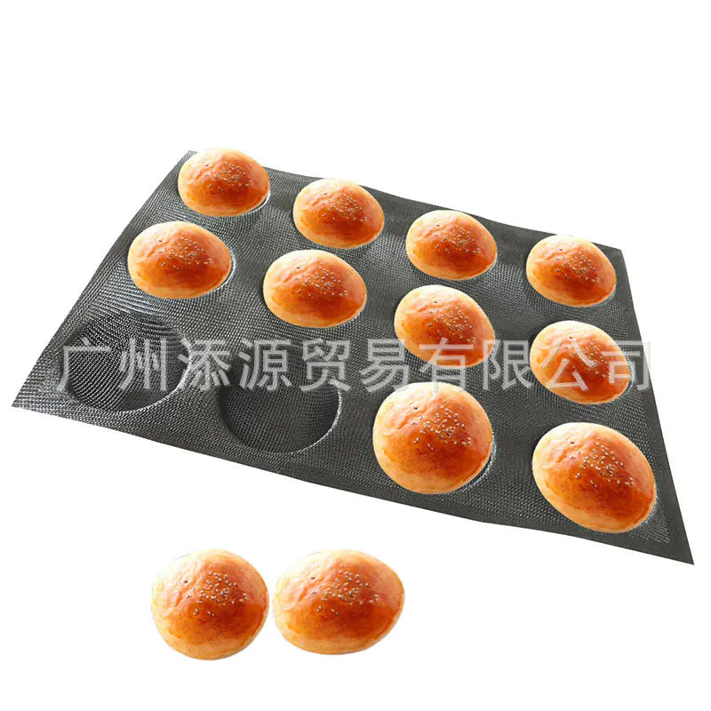 Silicone Round Bread Molds with Non-Stick Breathable Mat