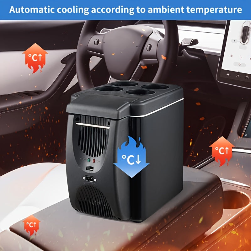 NNETM Car Fridge Mini Freezer Cooler