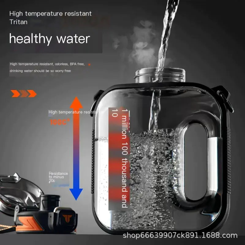 TKK Sports Water Bottle for Fitness - Large Capacity