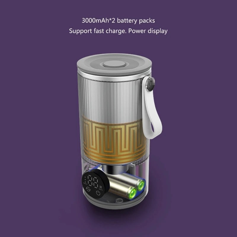 NNEOBA Rechargeable Heated Mixing Cup with 6 Temperature Settings