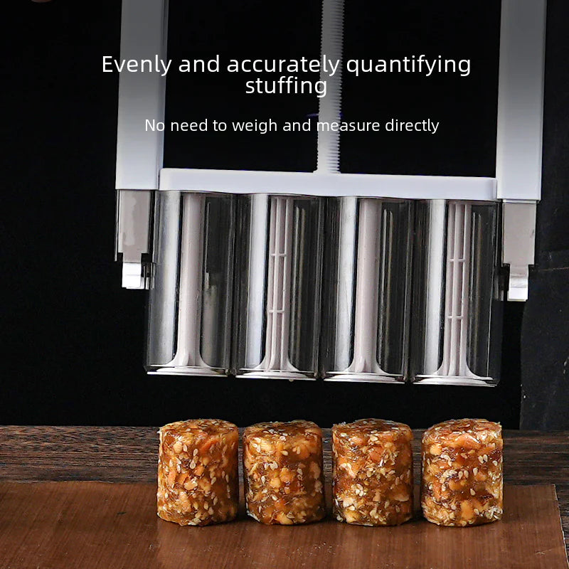 Mooncake Filling Dispenser and Dough Portioning Tool