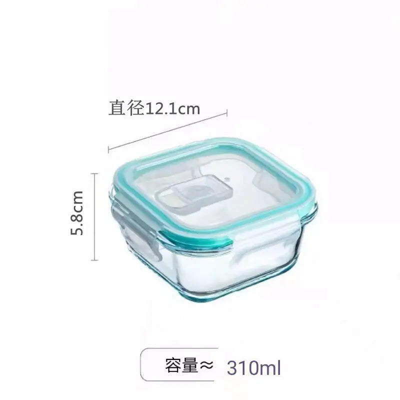 Large Glass Meal Prep Containers with Lids Set